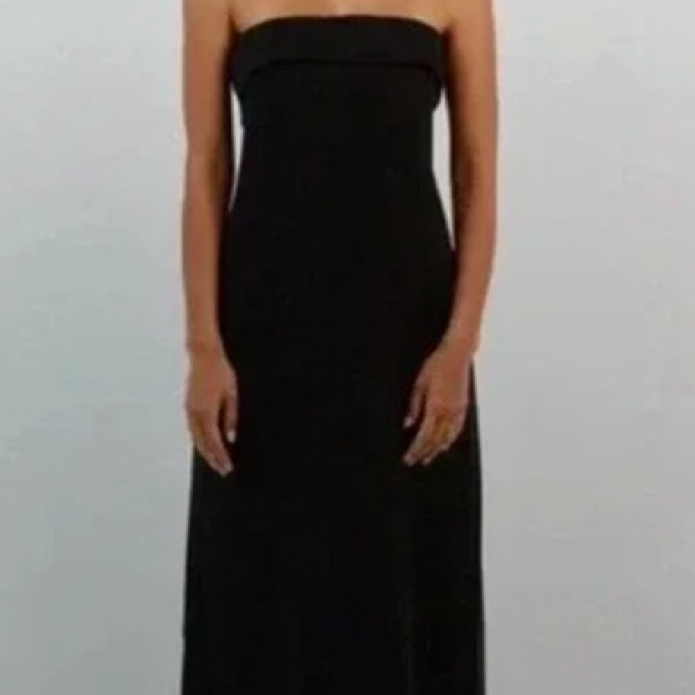 DISSH Kai Black Strapless Maxi